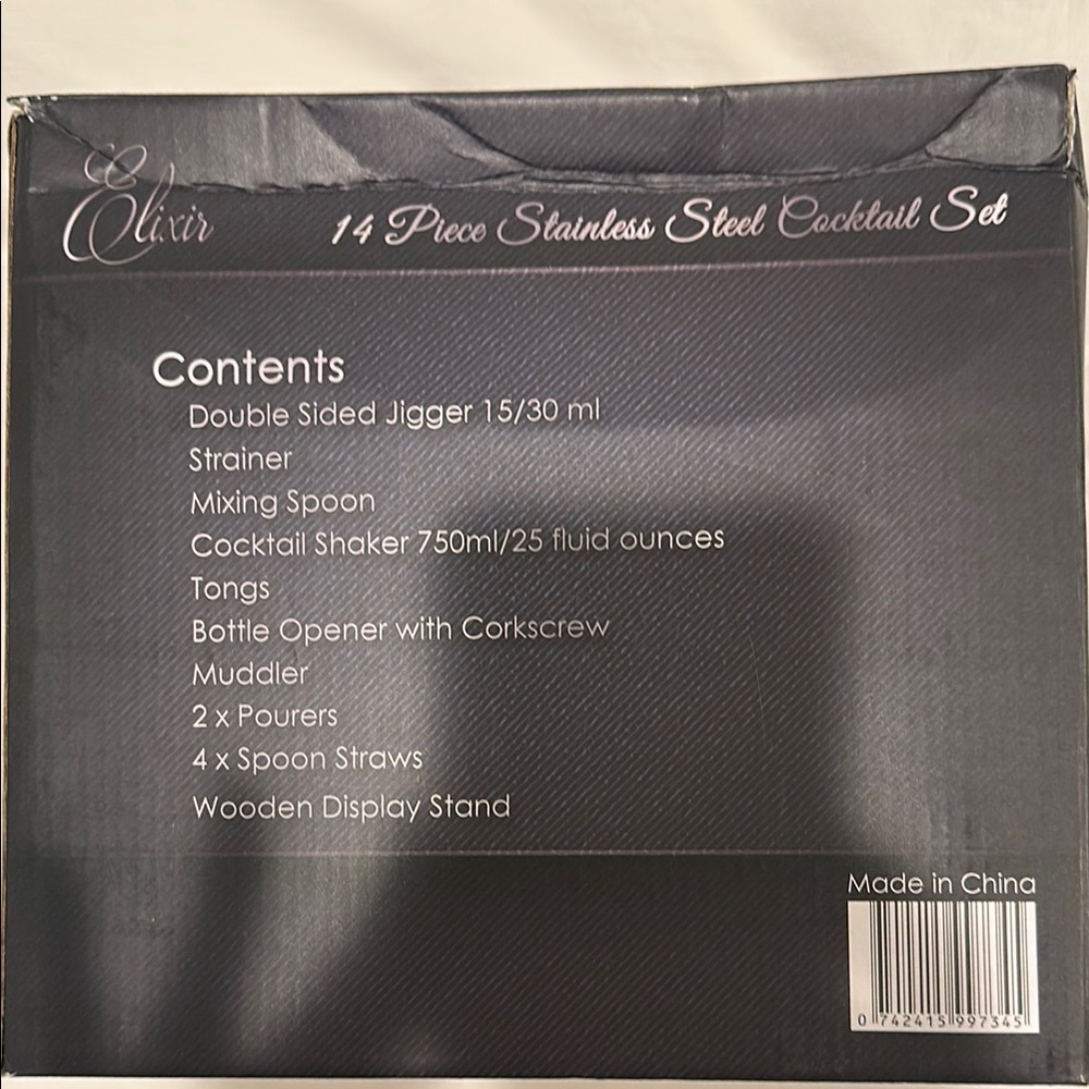 Stainless Steel Cocktail Set - Picture 3 of 5